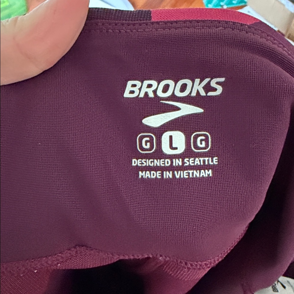 ⬇️⭐️ Brooks Women's Formation Crop Geometric Running Tights Size L - Picture 3 of 4
